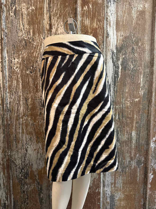 Talbots Size 16 Petite Brown & Black Skirt