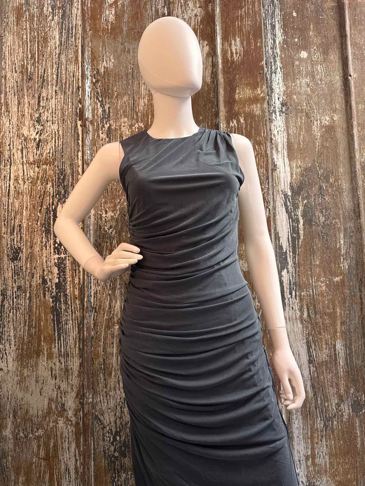 Alice and Olivia Size 8 Dark Gray Dress