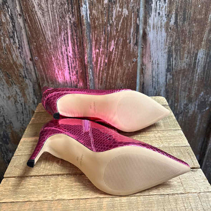Nine West 10 Pink Shoe Booties