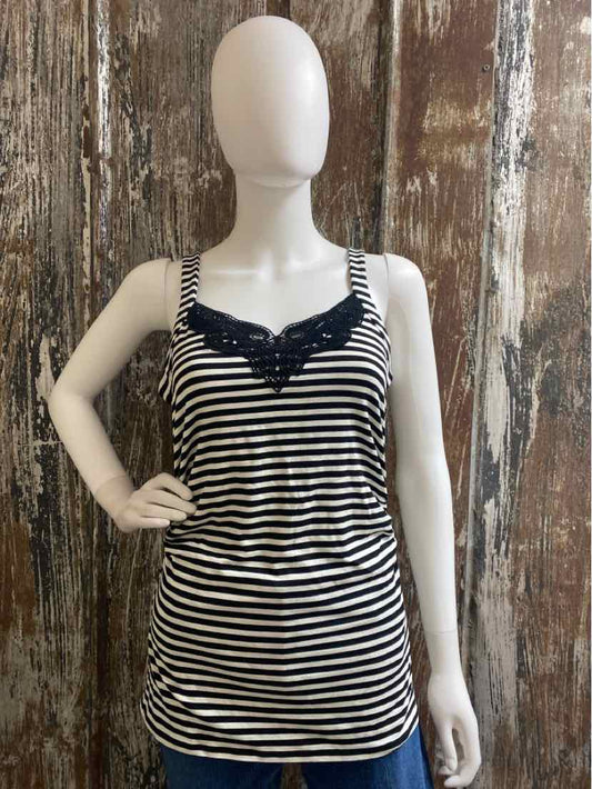 White House Black Market Size small Black Stripe tops