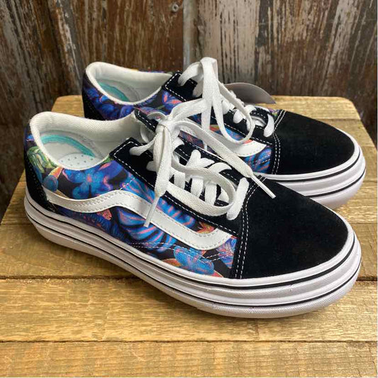 VANS 7 Black Print Sneakers