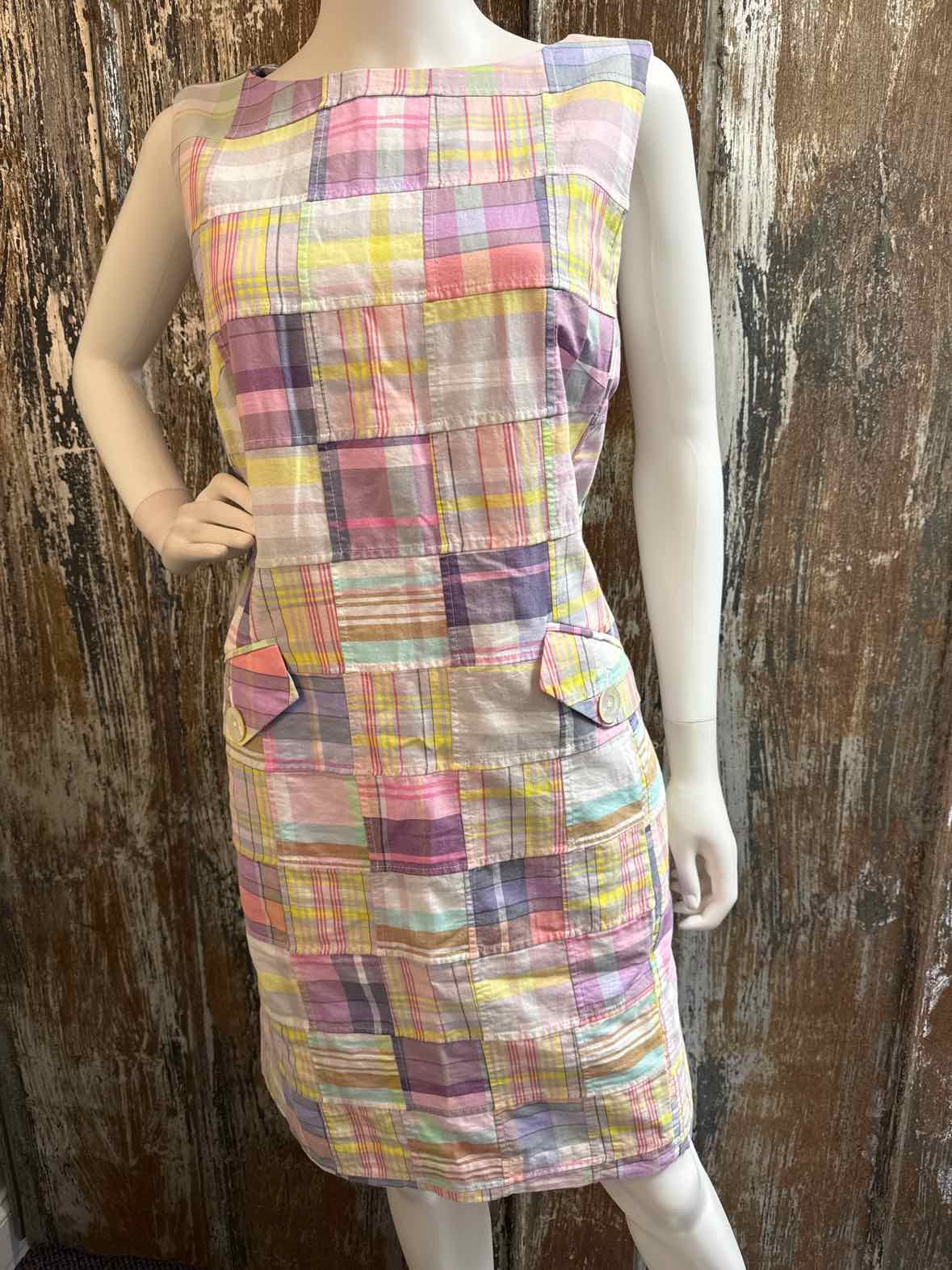 Brooks Brothers Size 14 (Large) Pink/Purple Print Dress