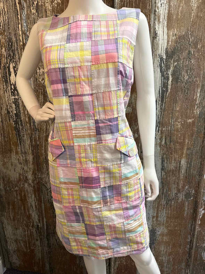 Brooks Brothers Size 14 (Large) Pink/Purple Print Dress