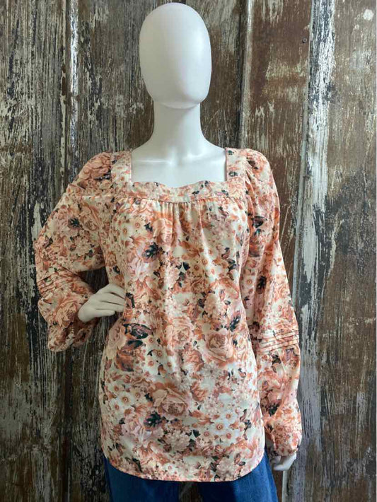 Lauren Conrad Size Extra Extra Large pink floral tops