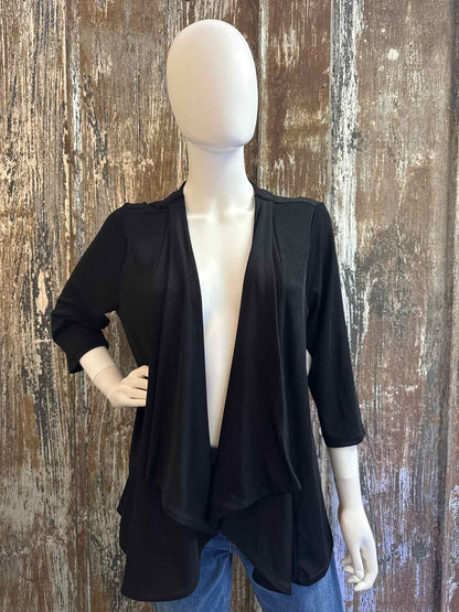 Chico's Size Large Petite Black Jacket