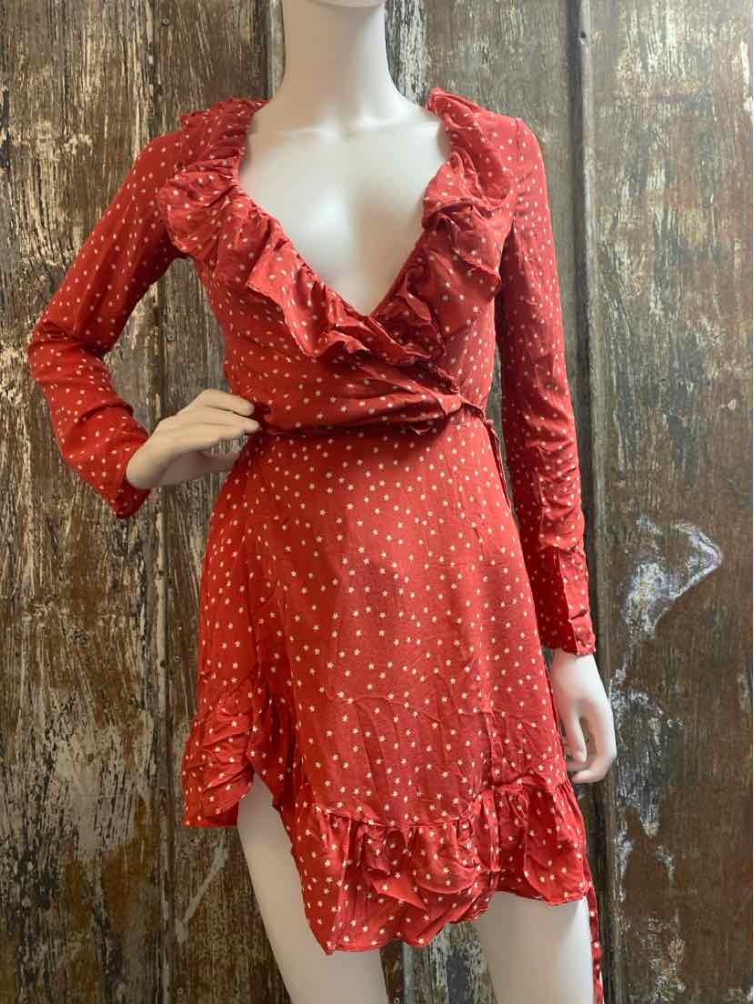 Realisation Size extra small/small Red Print Dress