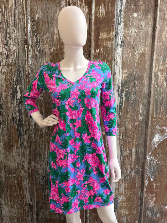 Lily Pulitzer Size extra small Pink/Blue Print Dress