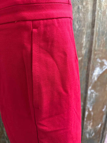 theory Size 10 (Medium) Red Skirt
