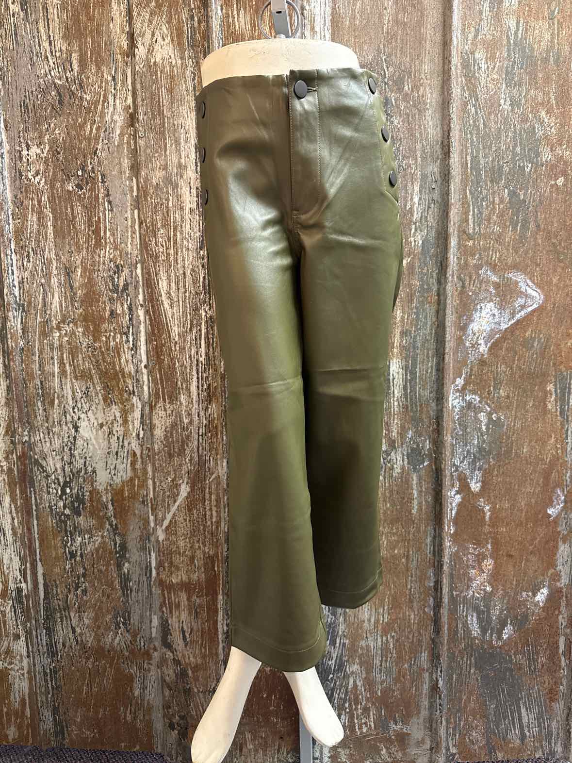 Oat Size 0 Green Crop Pants