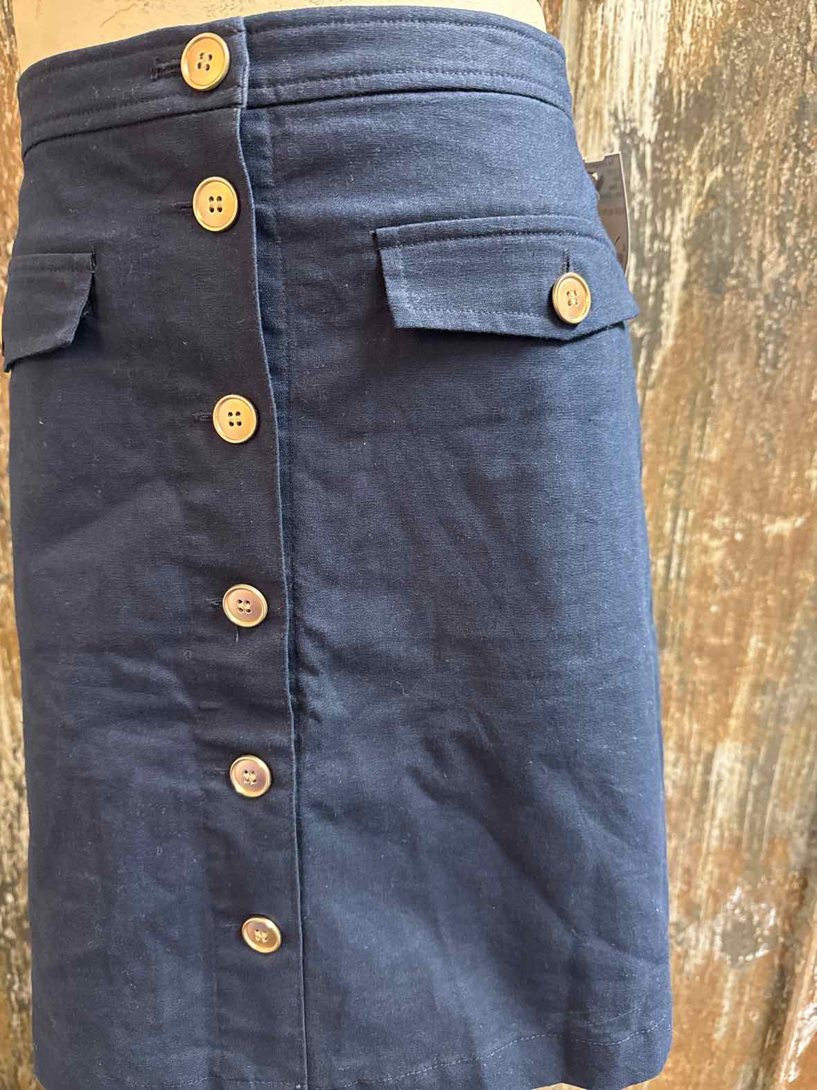 J. Crew Size 4 Navy Skirt