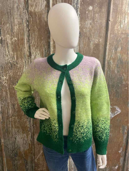 Logo Size small Green Cardigan