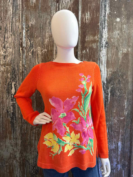 Ralph Lauren Size Medium Orange Sweater