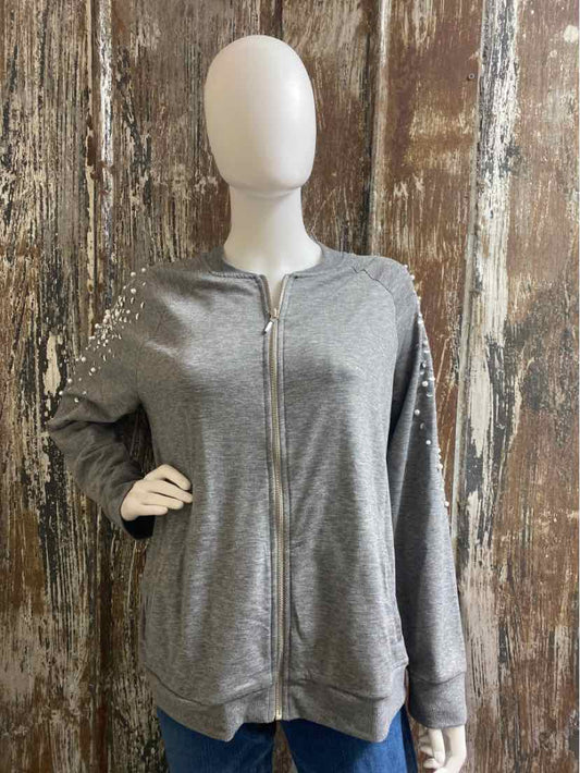 Chico's Size Large Gray Jacket