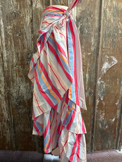 New York & Company Size Large (12/14) pink stripe Skirt