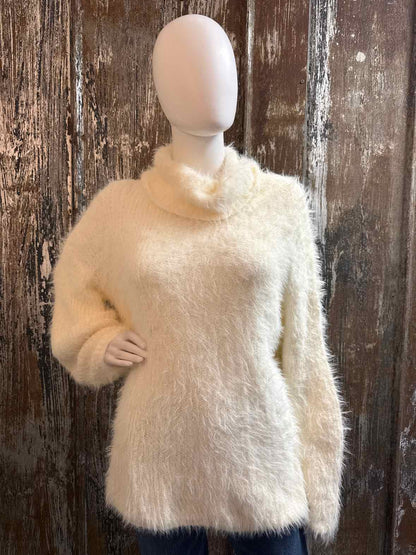 Express Size Medium Cream Sweater
