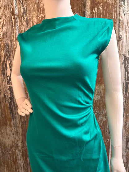 Diane Von Furstenberg Size 6 (Small) Emerald Dress