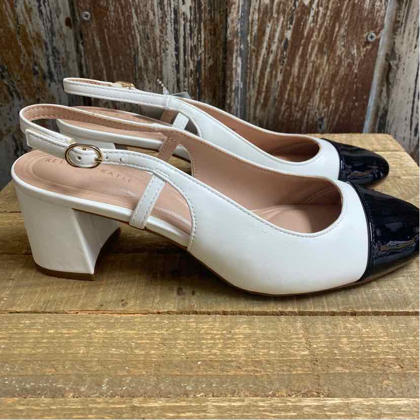 Kelly & Katie 8 White & Black Shoes