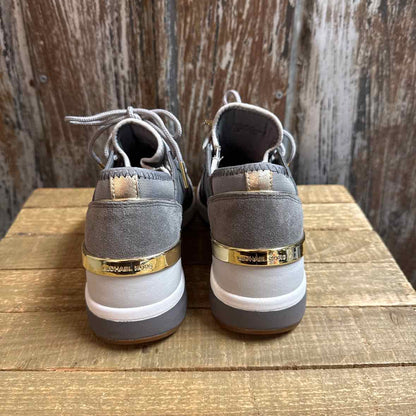 Michael Kors 6.5 Gray Sneakers