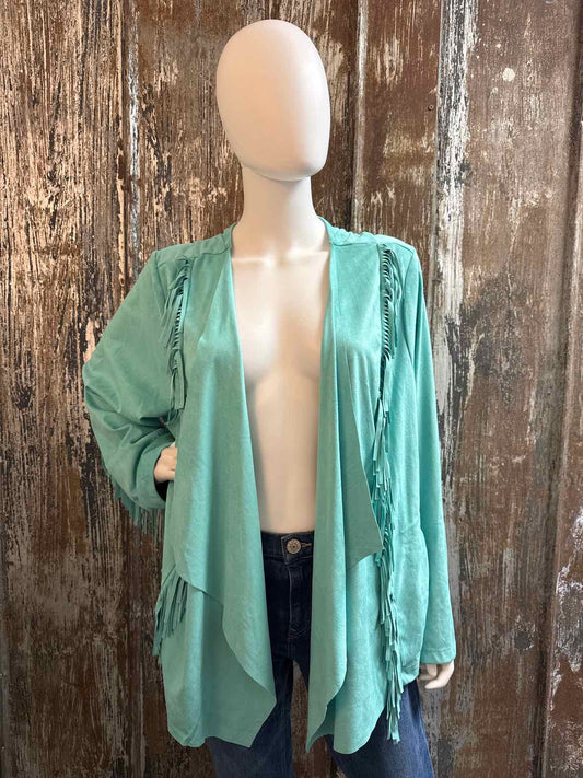 Colleen Lopez Size 3X Turquoise Jacket