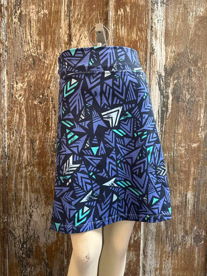 Patagonia Size Large (12/14) Blue Print Skirt