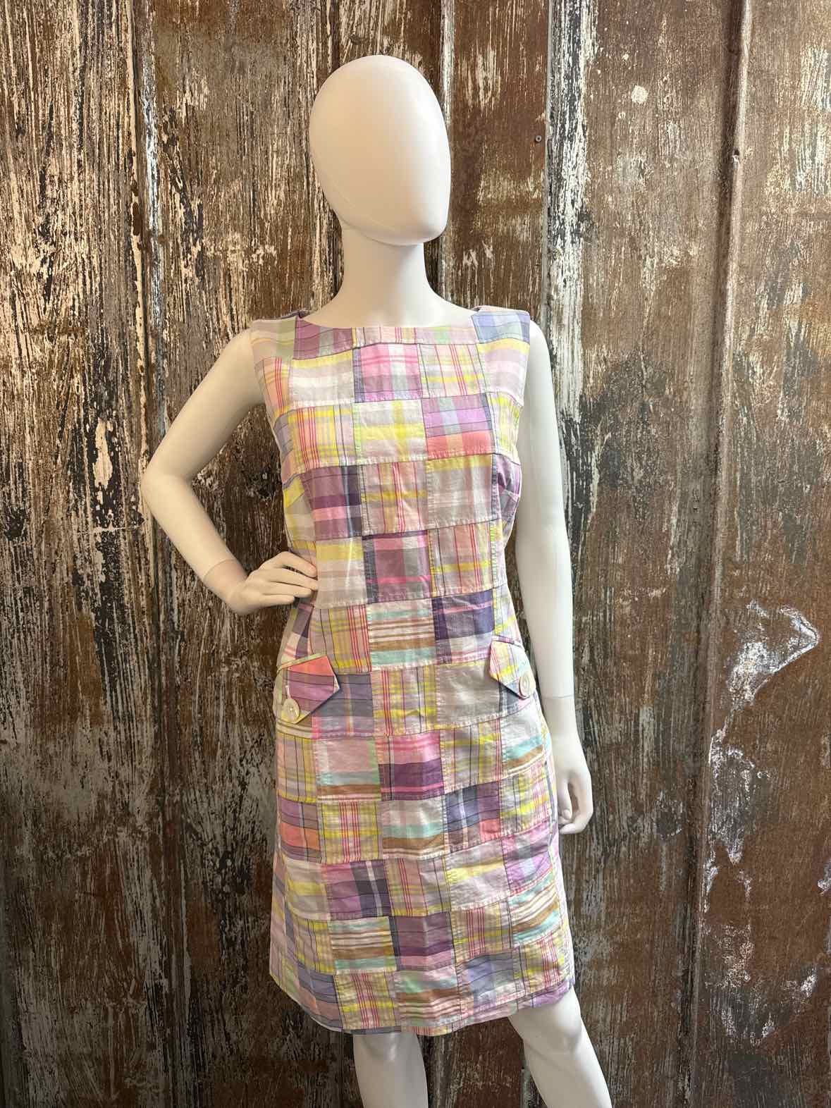 Brooks Brothers Size 14 (Large) Pink/Purple Print Dress