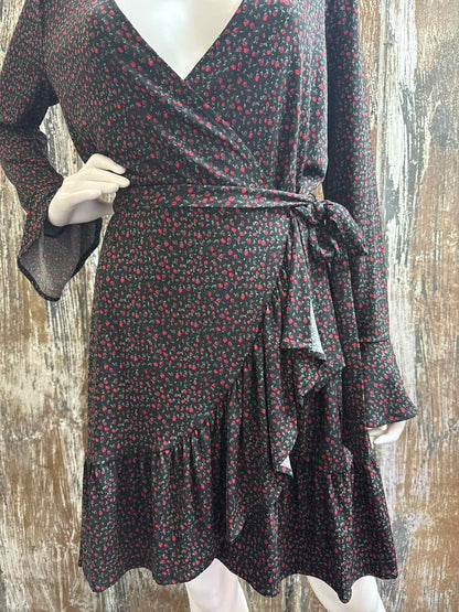 Michael Kors Size Medium Red Print Dress