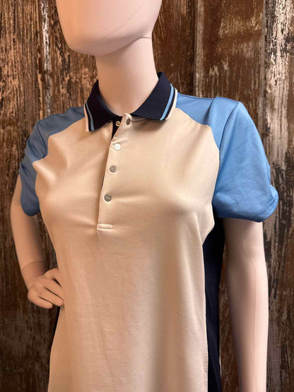 RLX by Ralph Lauren Size Large Blue & White Golf Dress
