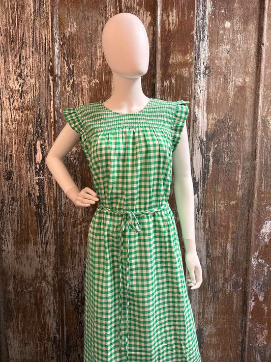 Draper James Size 2X Green Check Dress