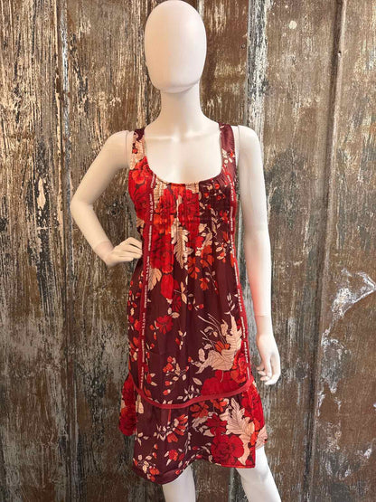 TINY (Anthropologie) Size small Brown floral print Dress