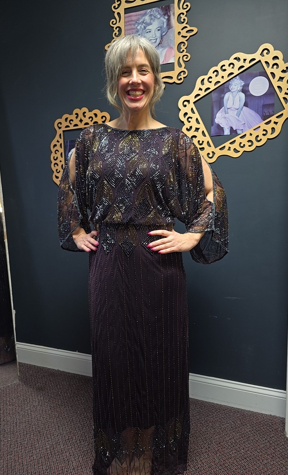 Pisanno Nights Size 10 (Medium) Plum Evening Dress