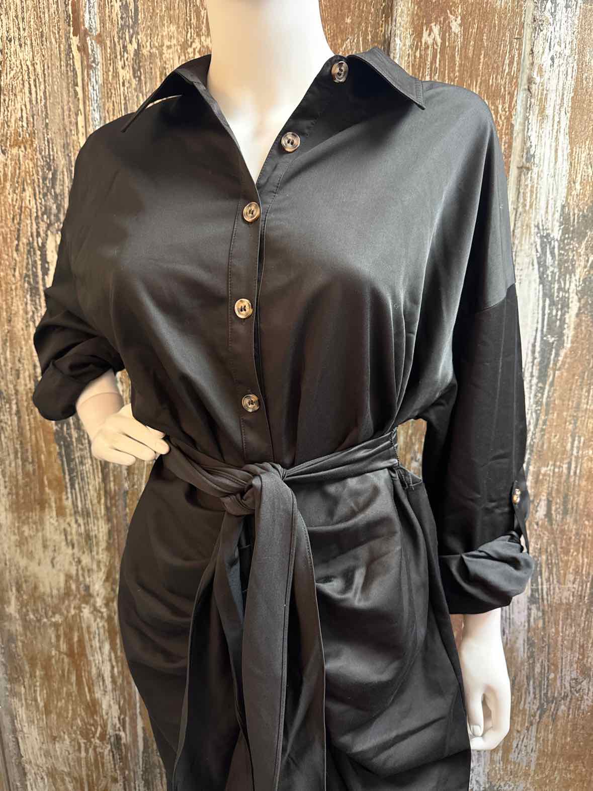 Antonio Melani Size 8 (Medium) Black Dress