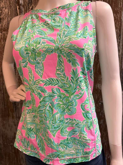 Lilly Pulitzer Size small Pink, Blue, and Green Plaid tops