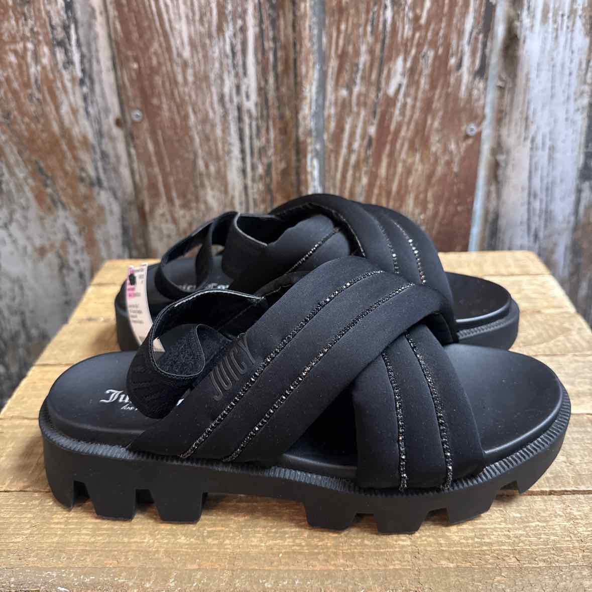 Juicy Couture 7 Black Sandals
