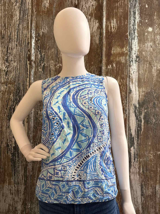 Lily Pulitzer Size extra small Blue Print tops