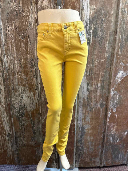 Free People Size 0 Yellow Pants