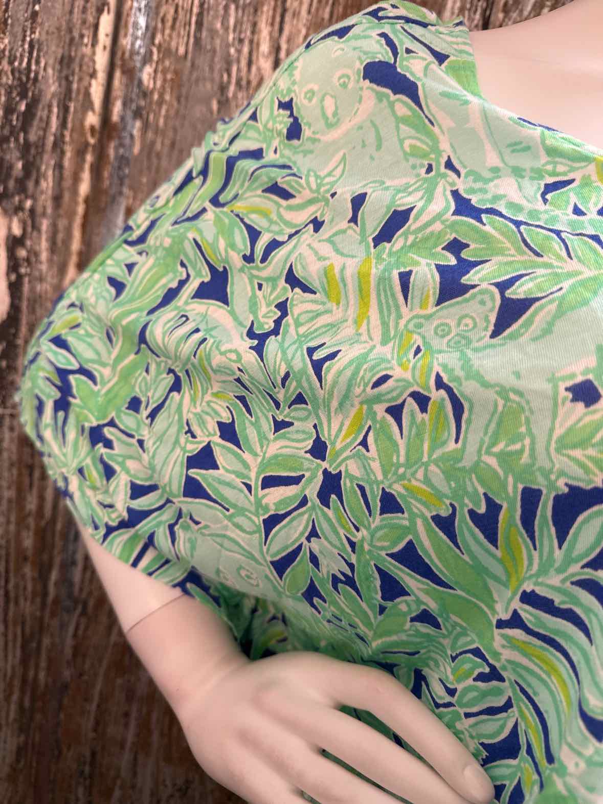Lilly Pulitzer Size Large/Extra Large Blue/Green Print tops