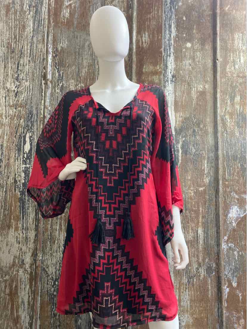 Wrangler Size small Red Print Dress