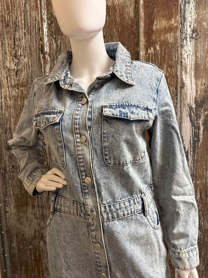 Arron & Amber Size Large (12/14) Denim Dress