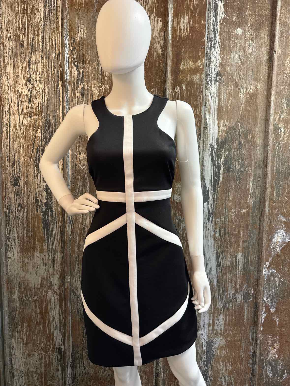 Bisou Bisou Size 8 (Medium) Black Dress