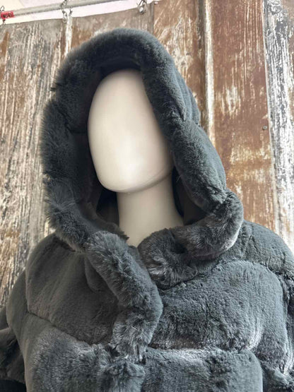 BCBG Maxazria Size Large Gray Coat