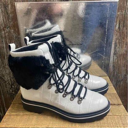 Sigerson Morrison 7.5 White & Black Boots