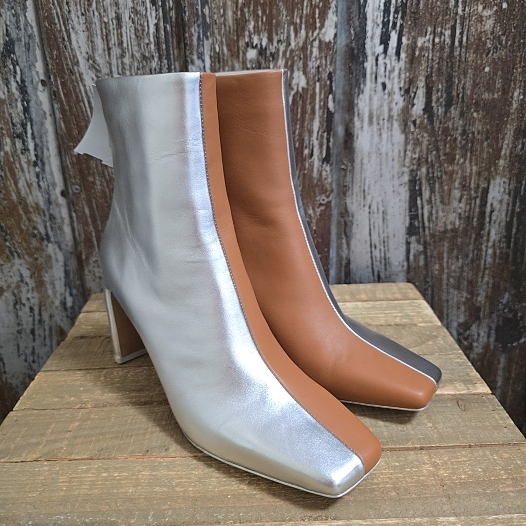Jonathan Simkhai 8.5 Silver & Tan Boots