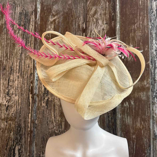 Tan/Pink Hat