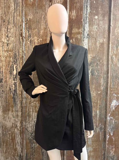 showpo. Size 4 (Small) Black Dress