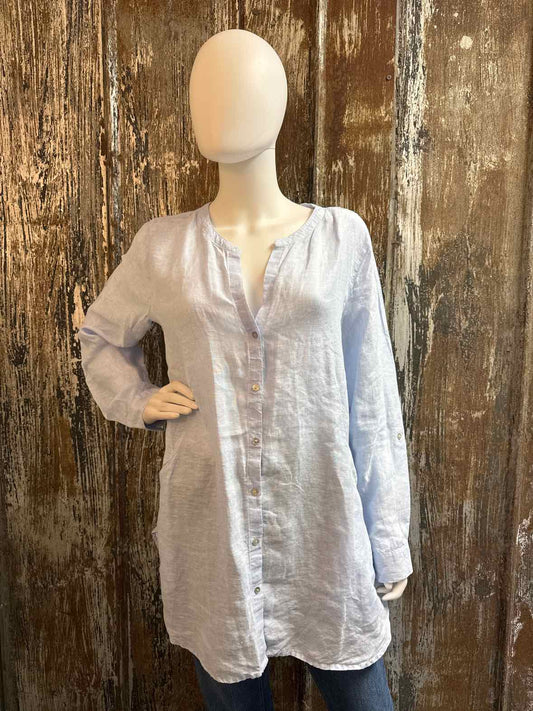 Sigrid Olsen Size Large Blue Tunic