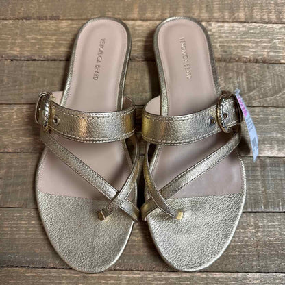 Veronica Beard 8.5 Gold Sandals