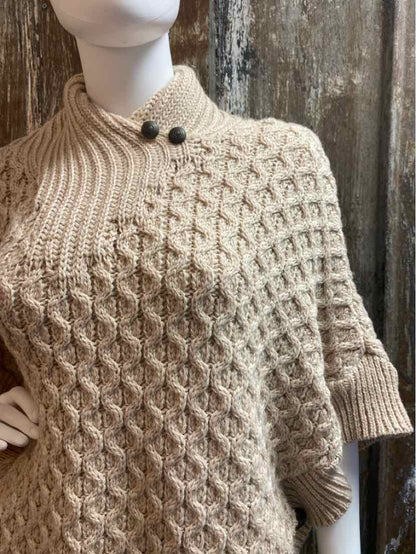 Aran Mor Size Small/Medium Cream Sweater