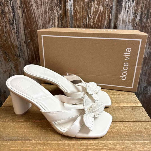 Dolce Vita 8 White Sandals