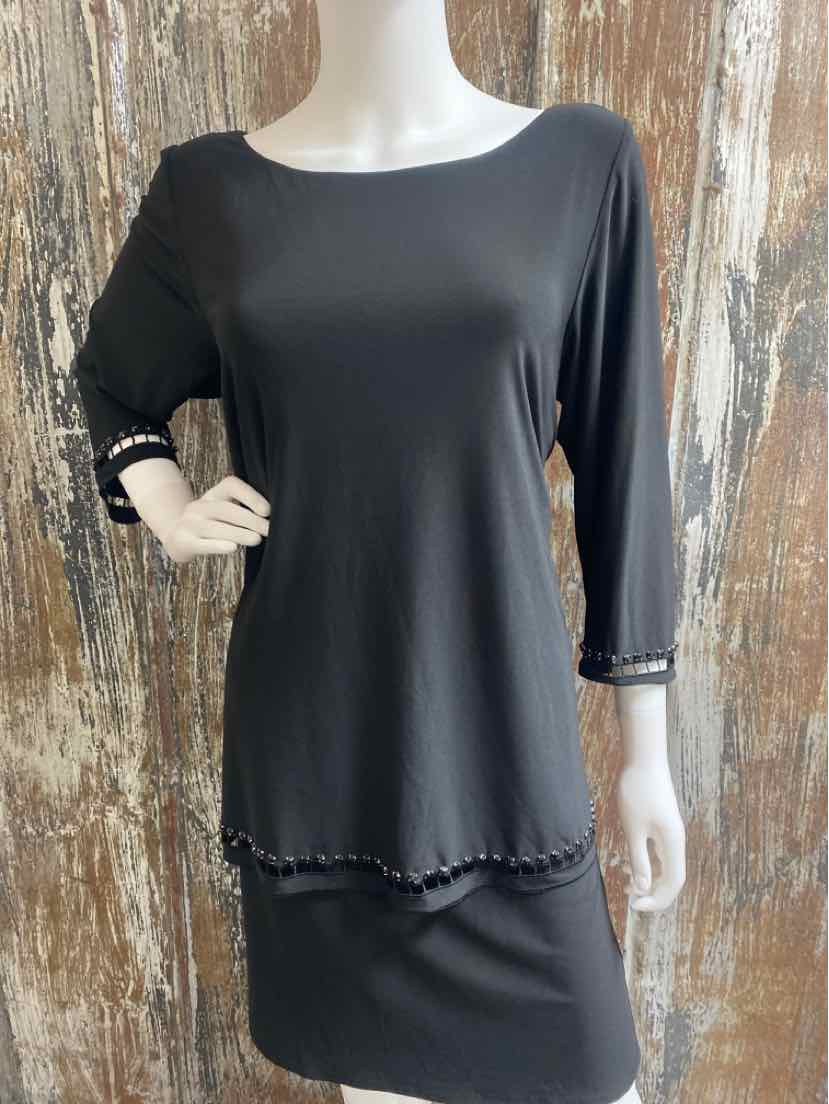 Laundry by Shelli Segal Size 14 (Large) Black Dress