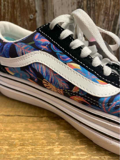VANS 7 Black Print Sneakers